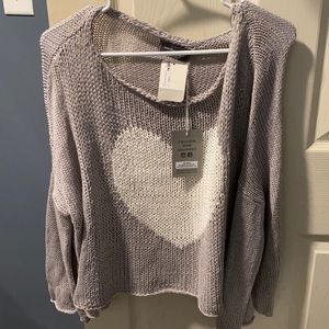 Crop sweater